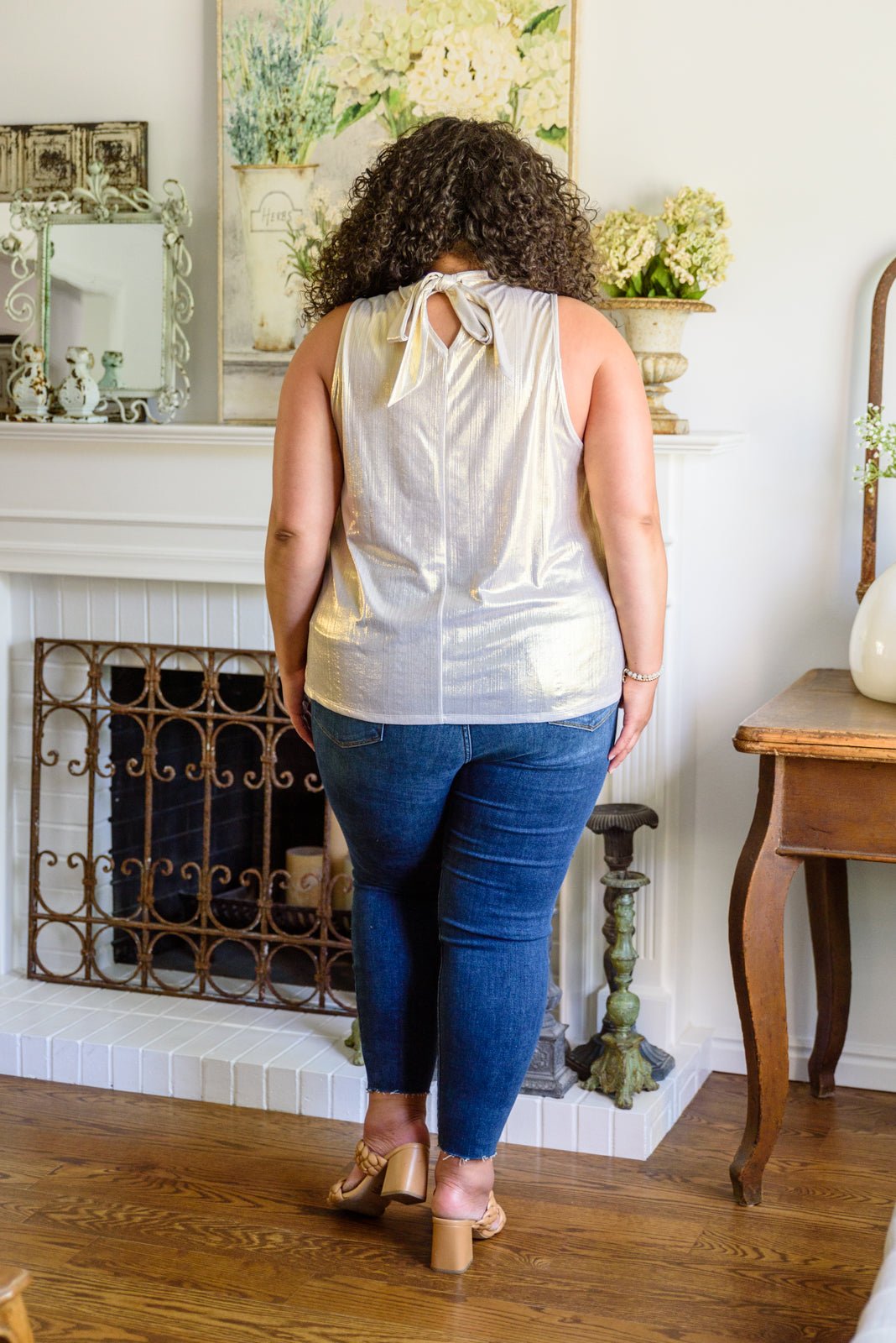 Photo Opt Sleeveless Blouse - Loving God