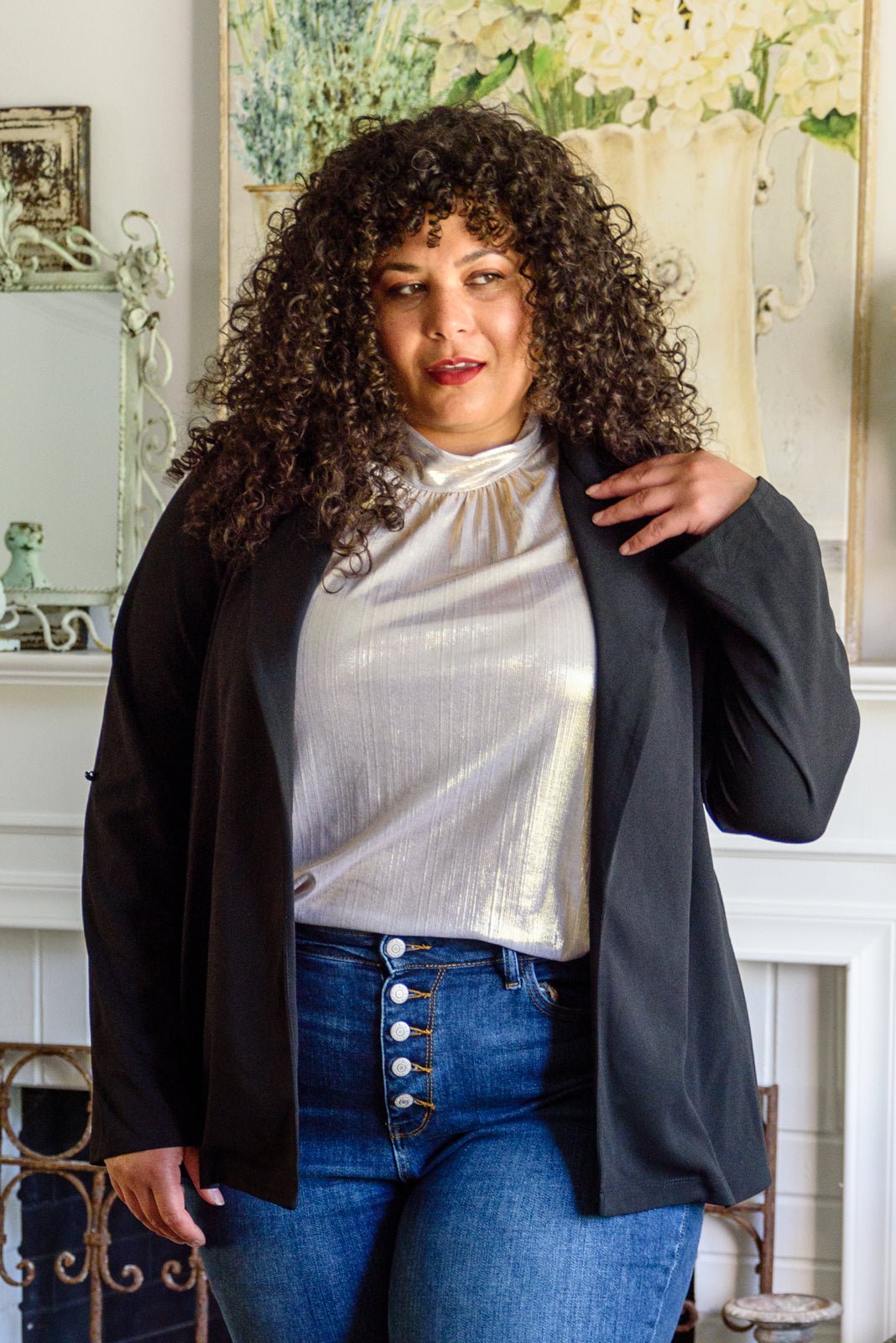 Photo Opt Sleeveless Blouse - Loving God