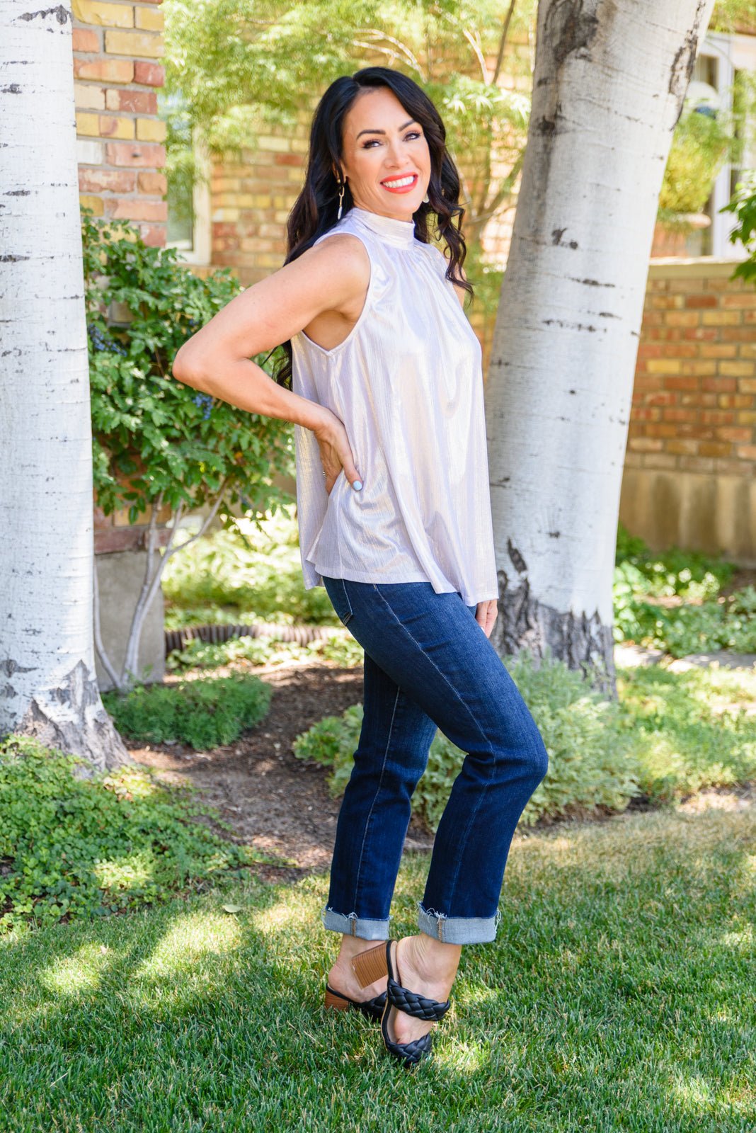 Photo Opt Sleeveless Blouse - Loving God