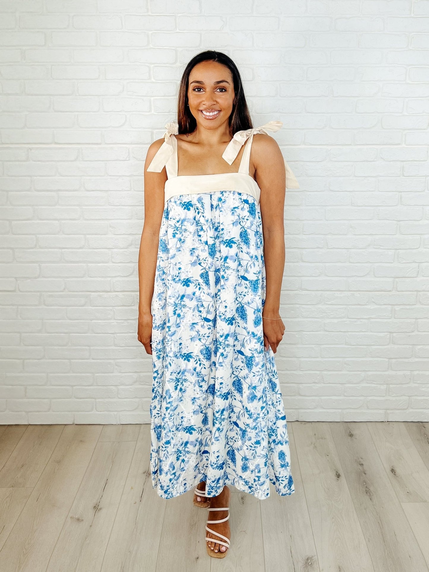 Prepare the Yacht Square Neck Dress - Loving God