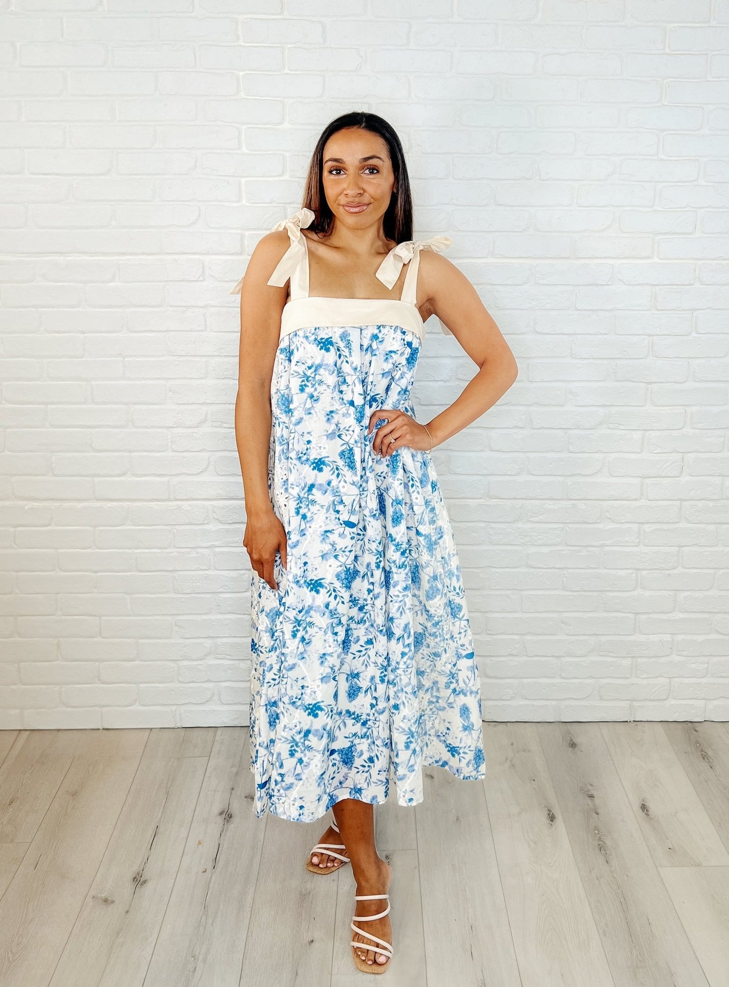 Prepare the Yacht Square Neck Dress - Loving God