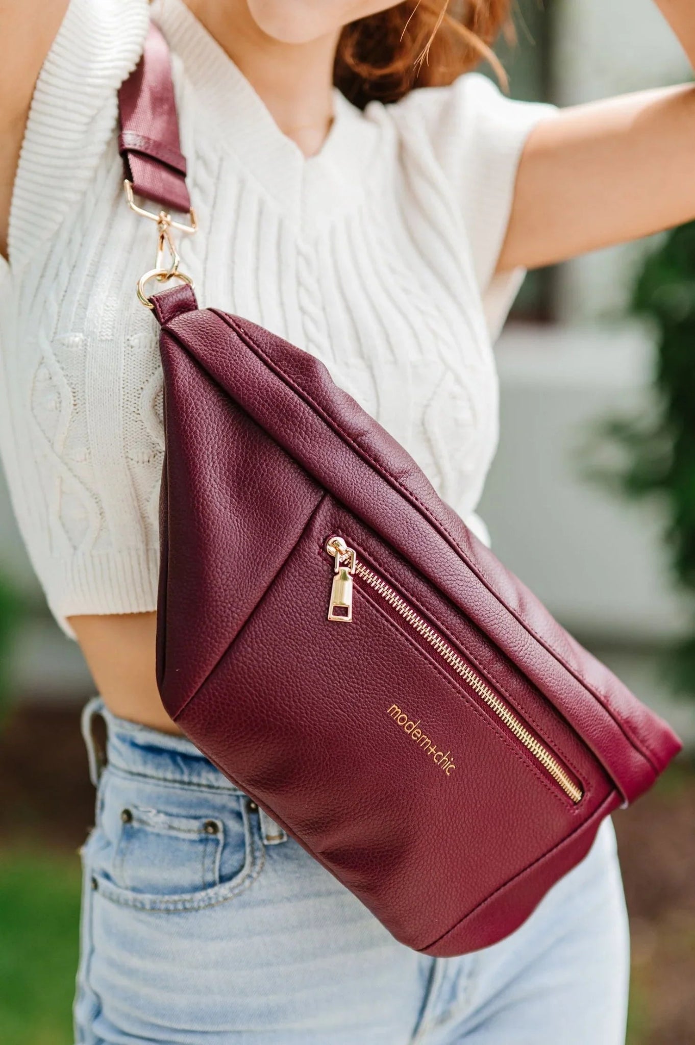 Presley Oversized Sling Bag - Loving God