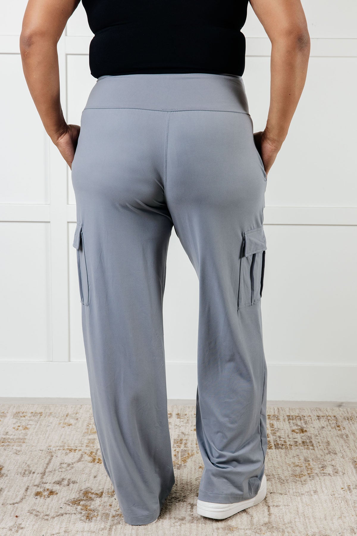 Race to Relax Cargo Pants in Rhino Grey - Loving God