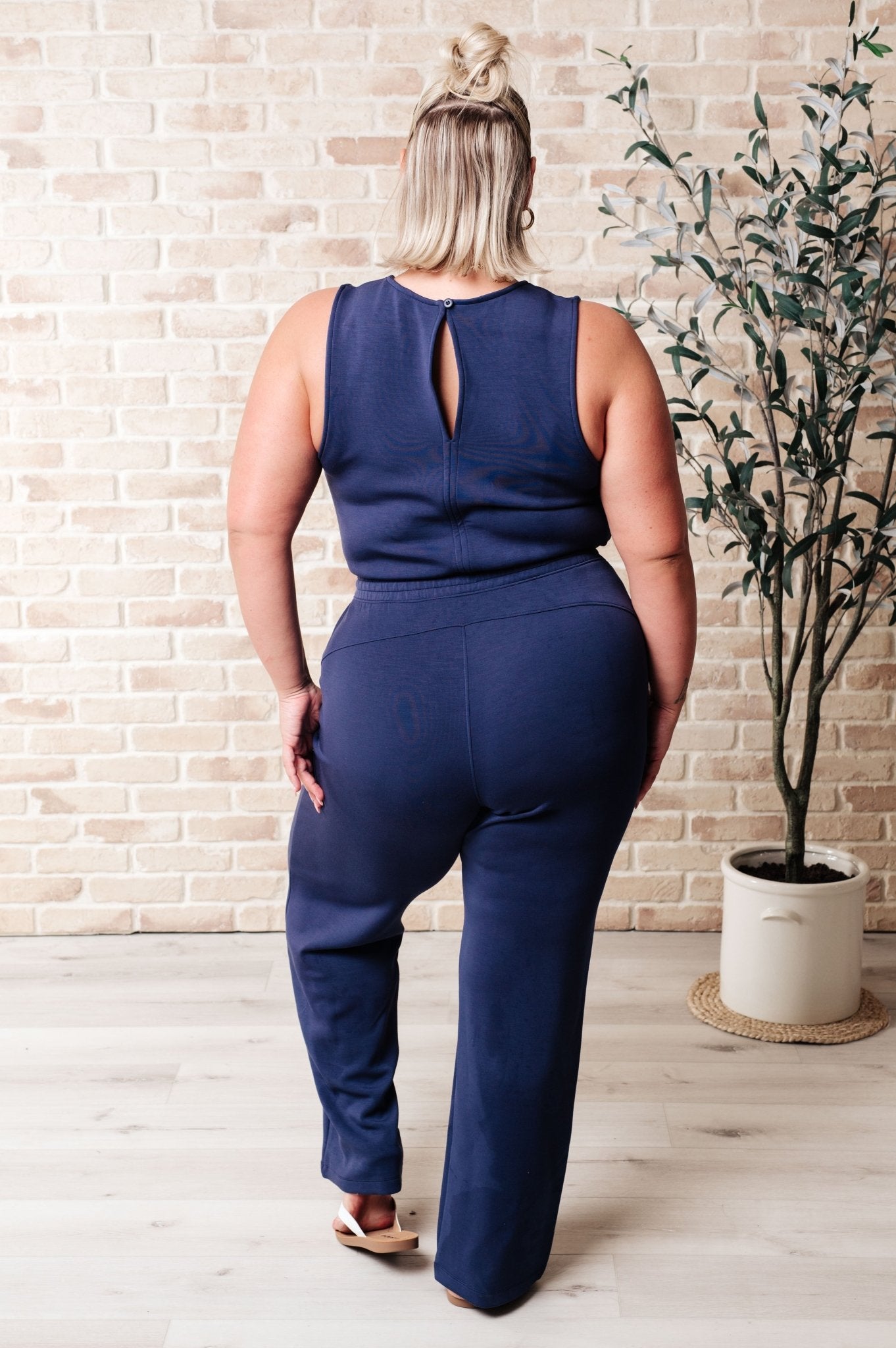 Rest Day Straight Leg Jumpsuit - Loving God