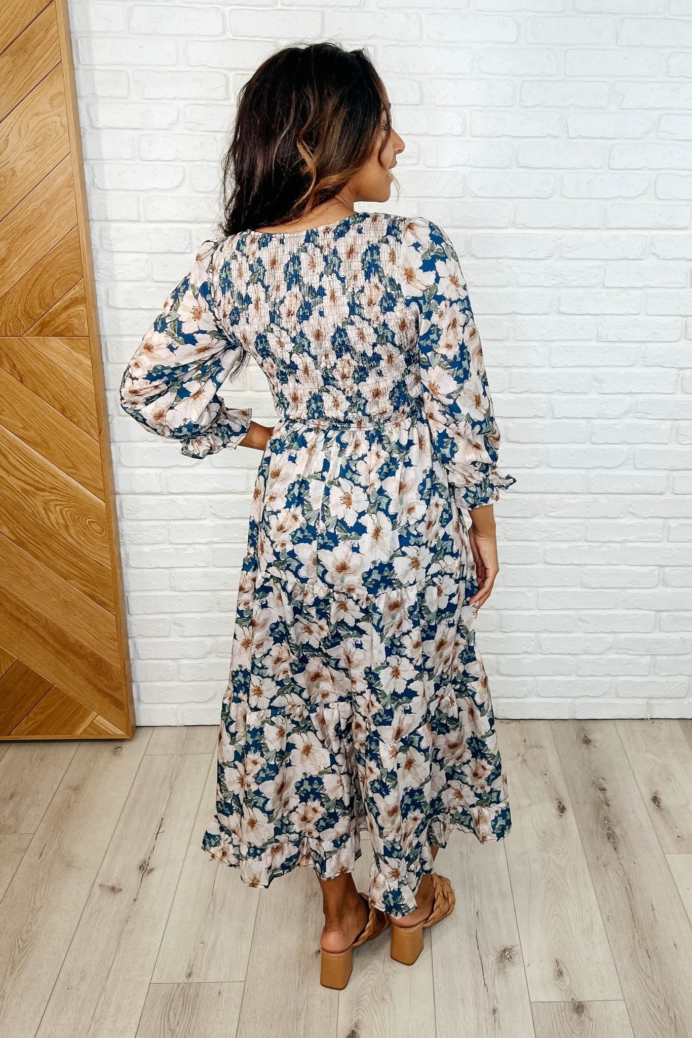 Ruffles and Romance V - Neck Dress - Loving God