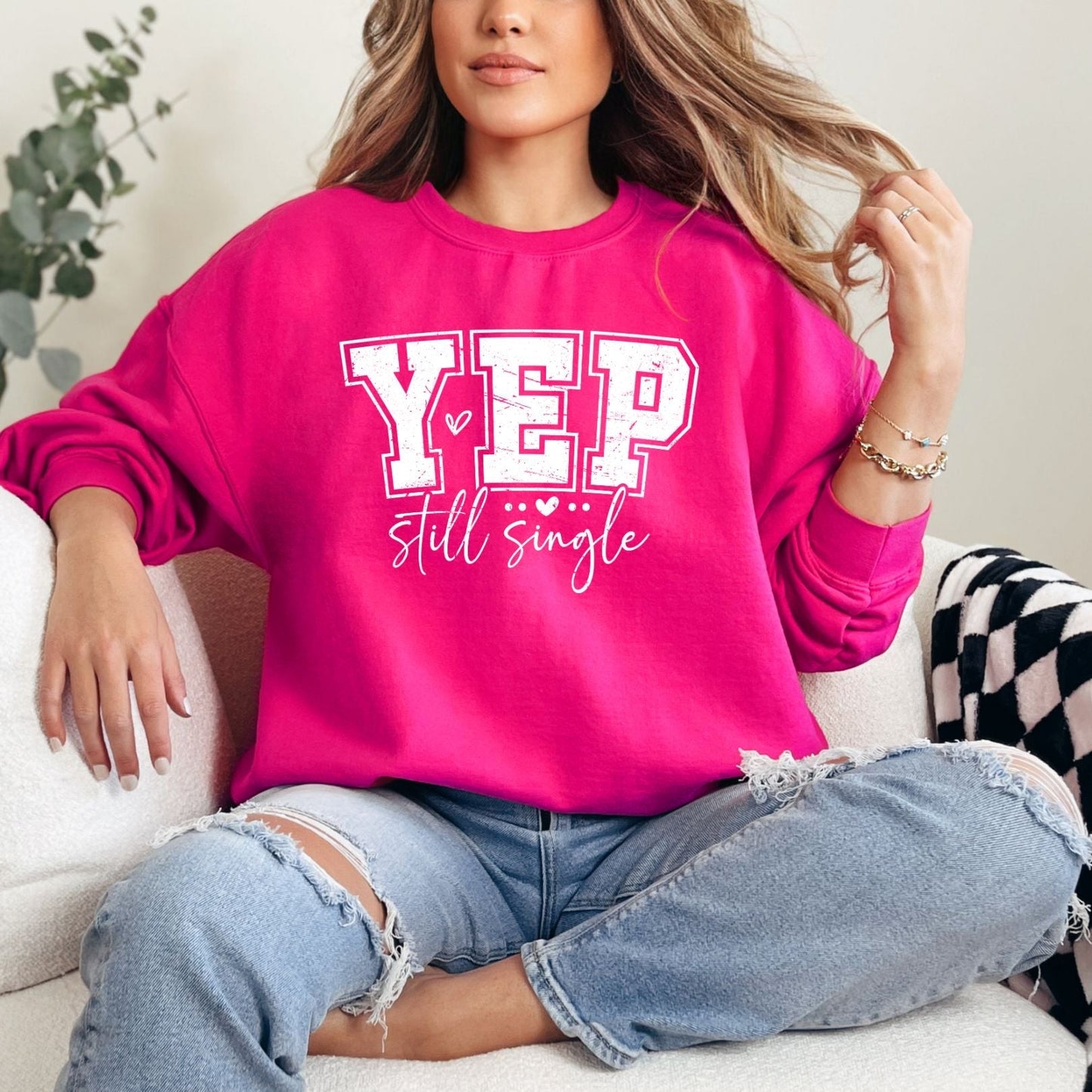 Still Single Graphic Sweatshirt - Loving God