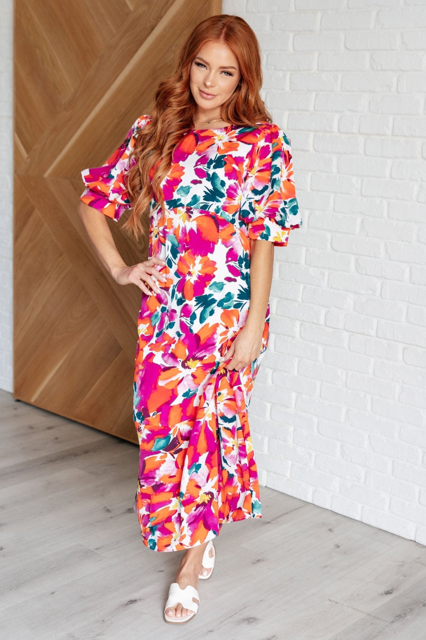 Stroll in the Park Floral Dress - Loving God