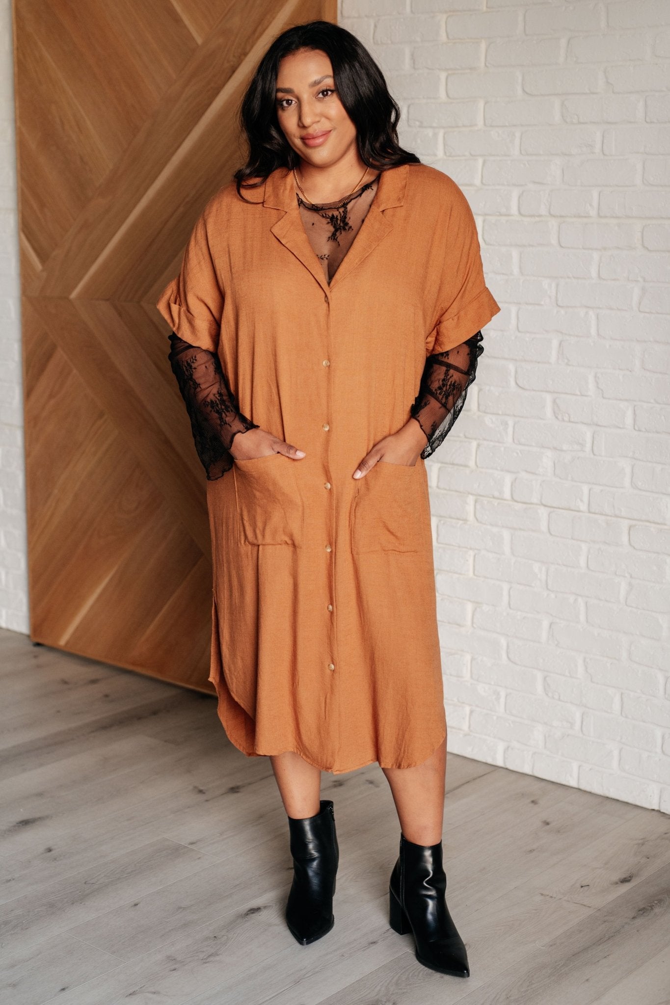 Sure to Be Great Shirt Dress - Loving God