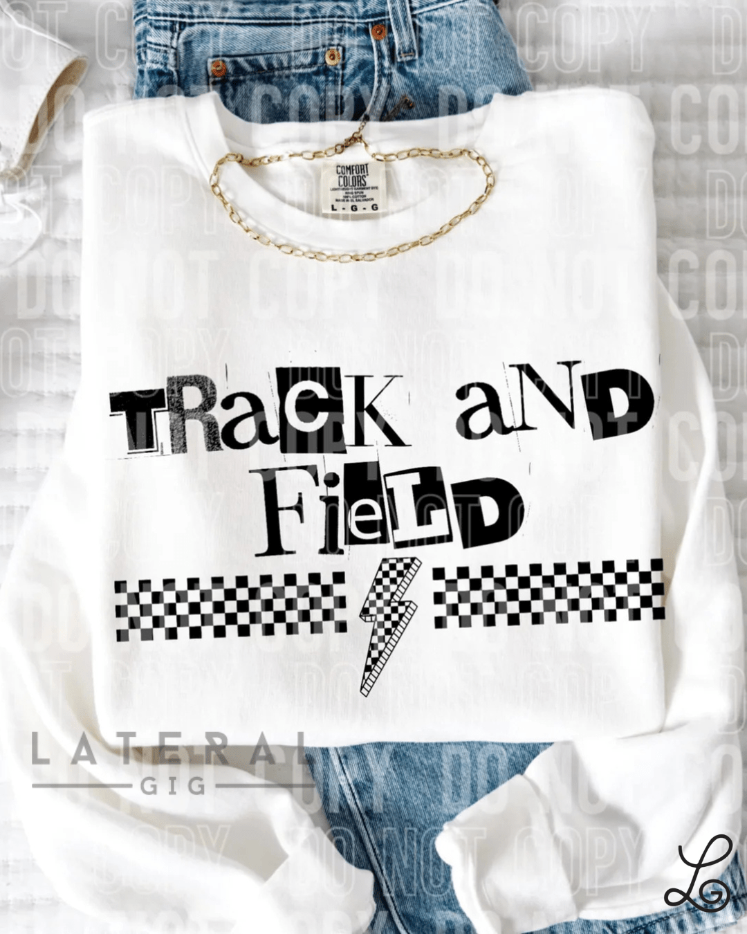 Track and Field Crewneck Sweatshirt - Loving God