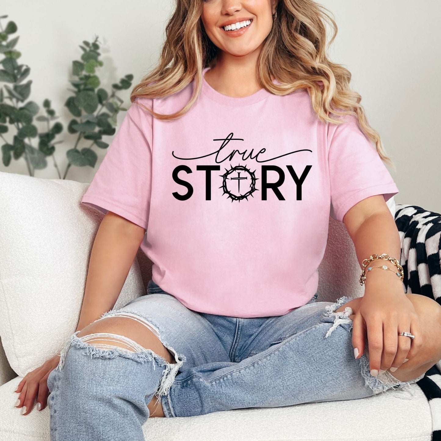 True Story Graphic Tee - Loving God