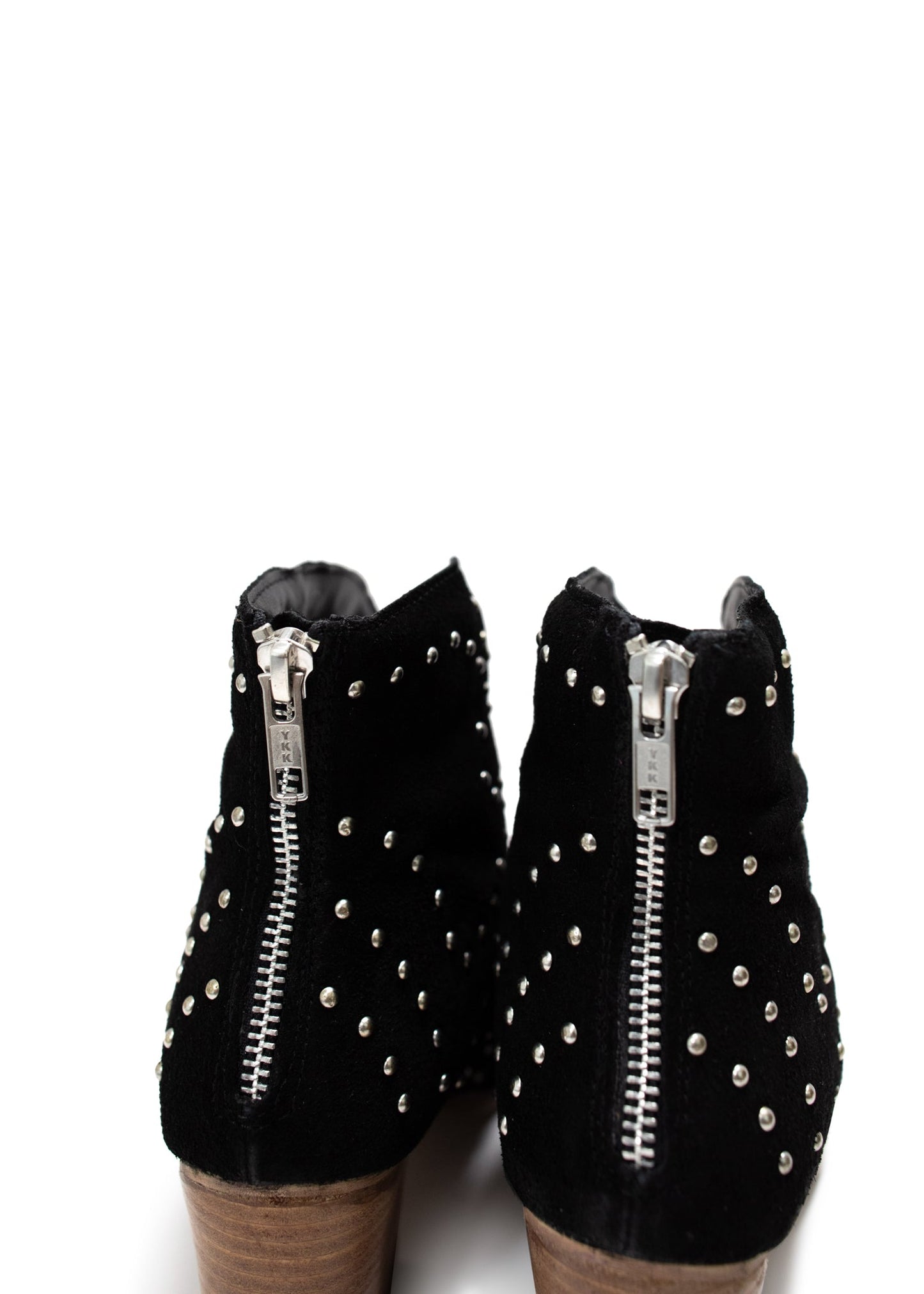 Twilight Studded Heeled Ankle Boot in Black - Loving God
