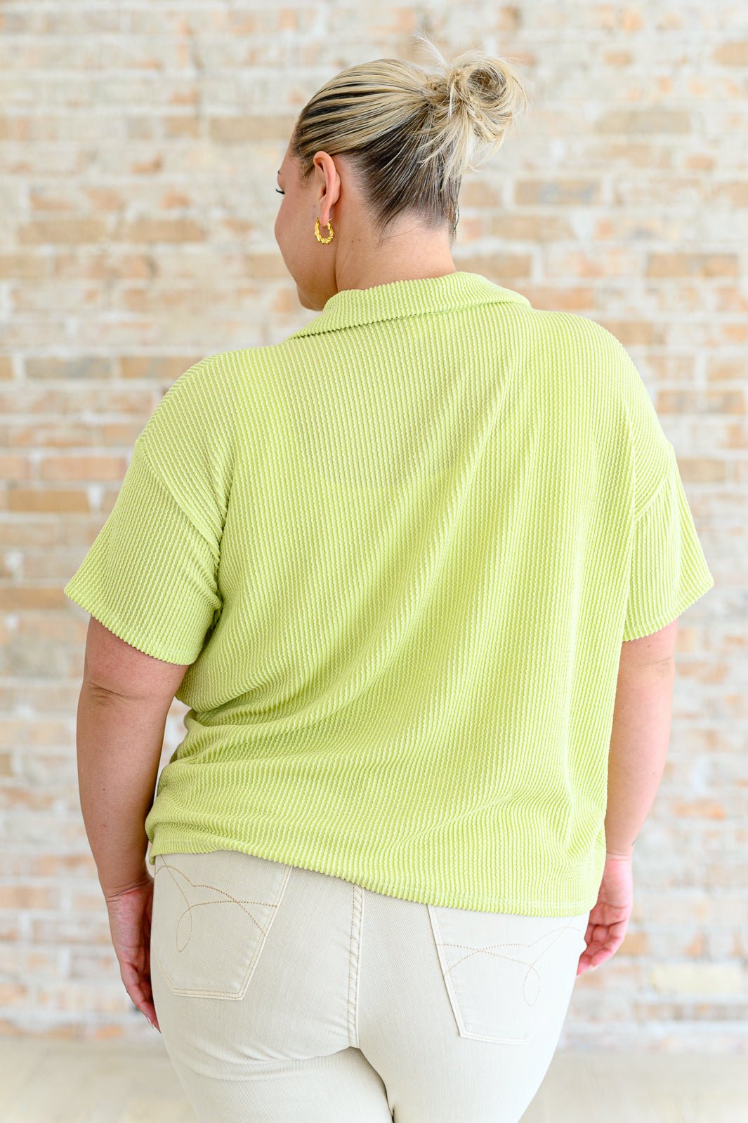 Two's Company Ribbed Button Down - Loving God