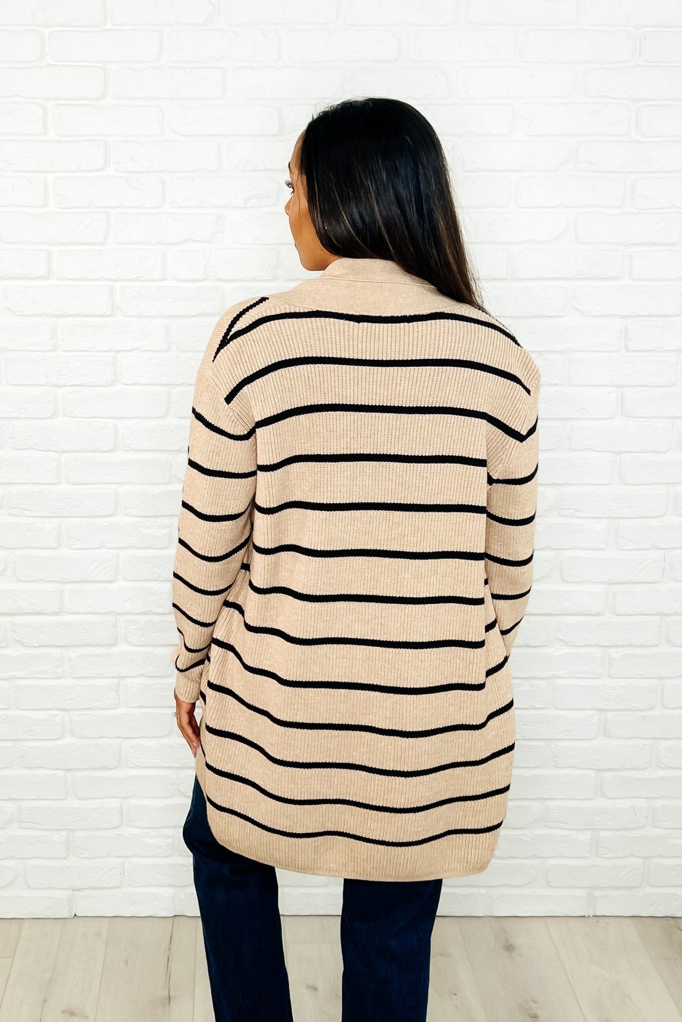 Under Wraps Striped Cardigan - Loving God