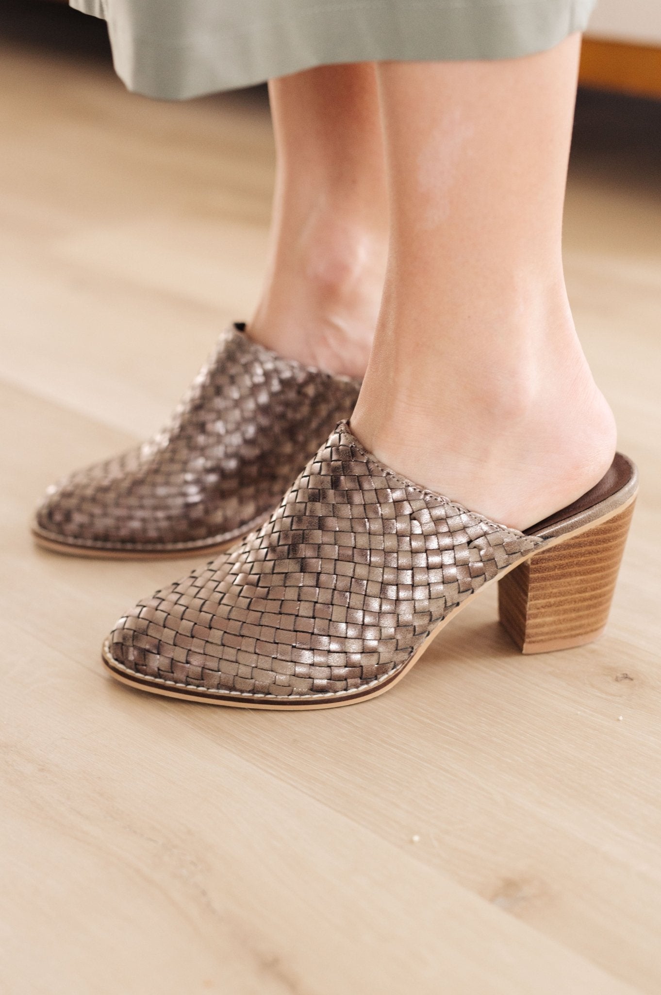 Walk With Me Woven Mules - Loving God