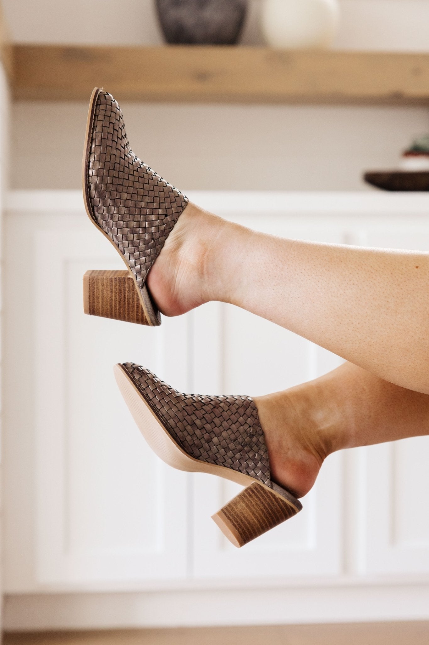 Walk With Me Woven Mules - Loving God