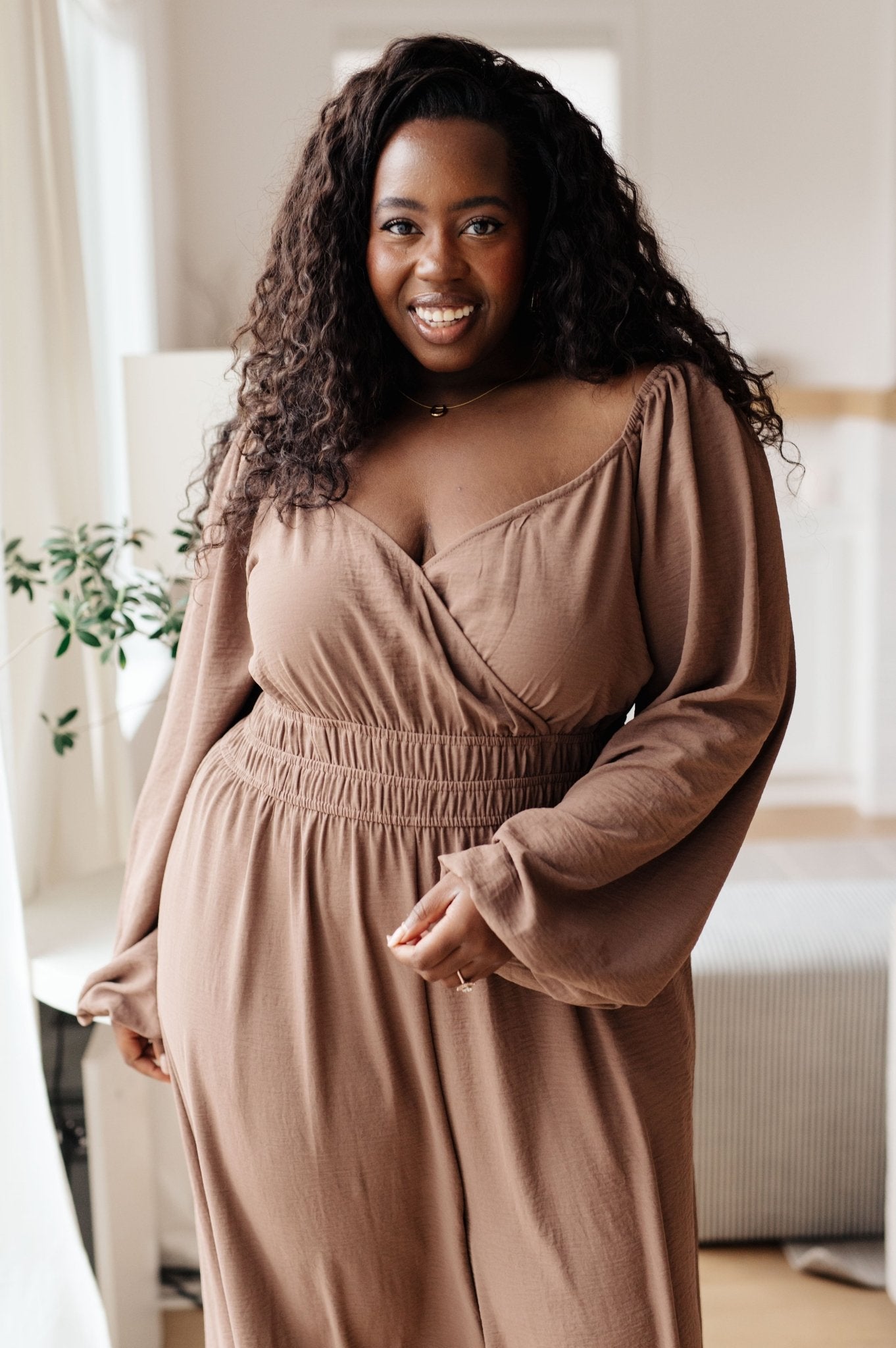 Wandering Vista Wide Leg Jumpsuit - Loving God