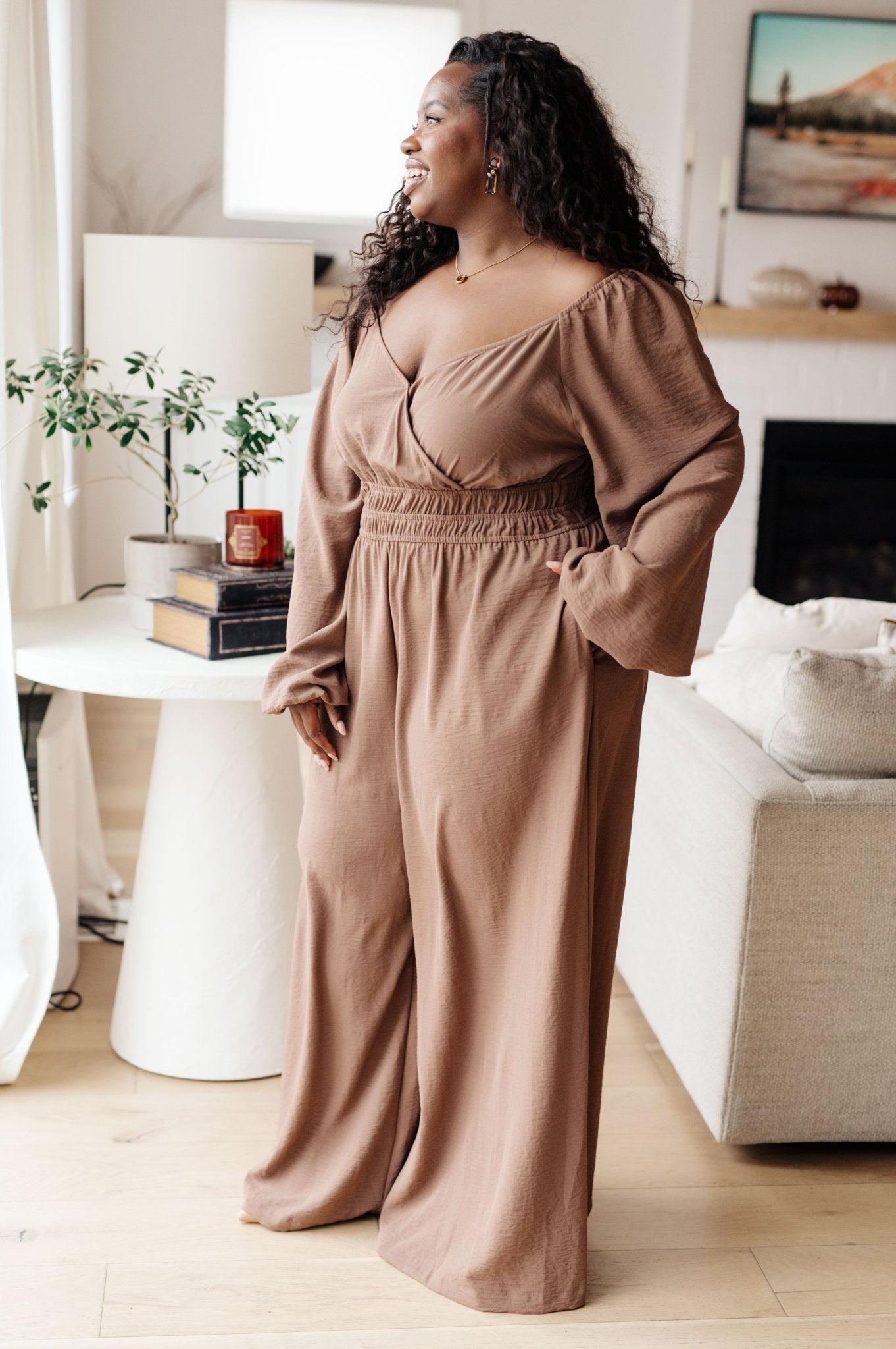 Wandering Vista Wide Leg Jumpsuit - Loving God
