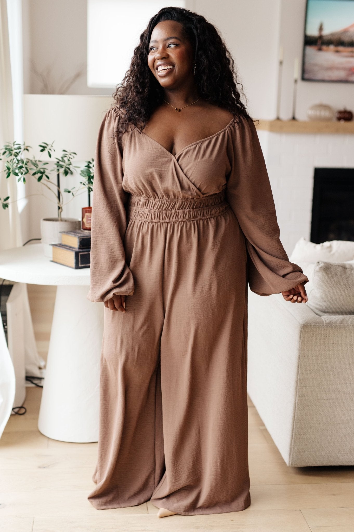 Wandering Vista Wide Leg Jumpsuit - Loving God
