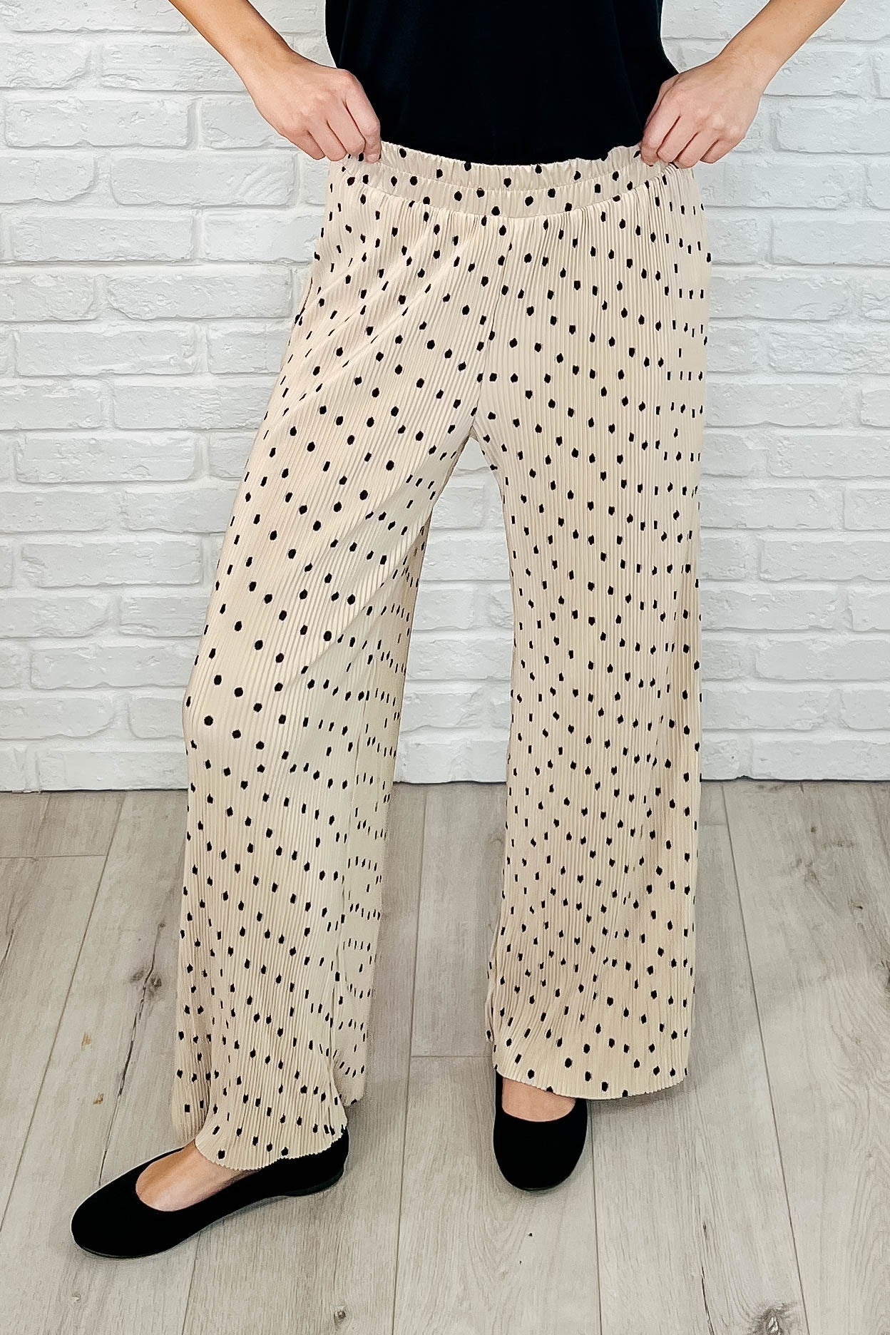 Working on Lounging Elastic Waist Bottoms in Khaki - Loving God