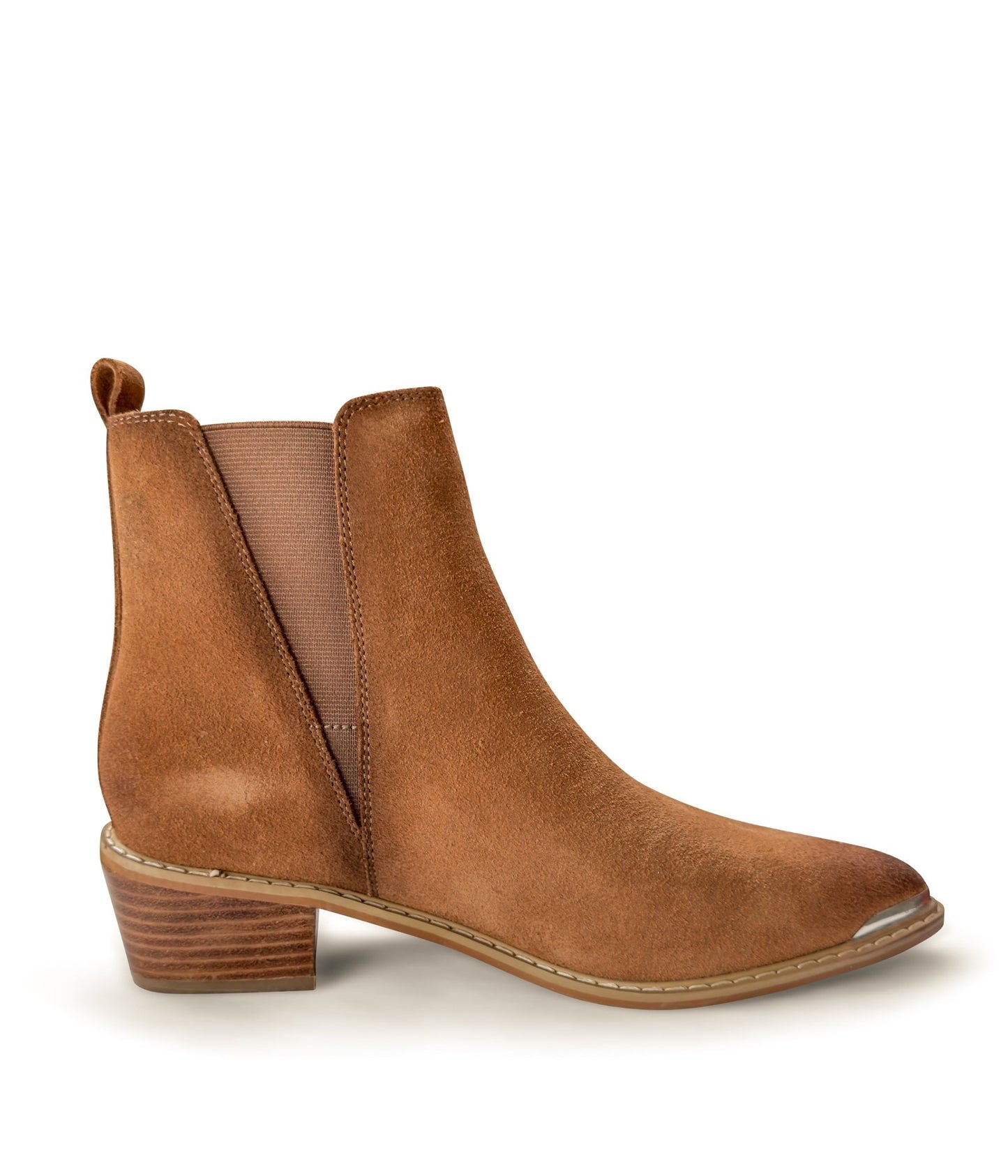 Wylie Suede Ankle Boot in Tan - Loving God