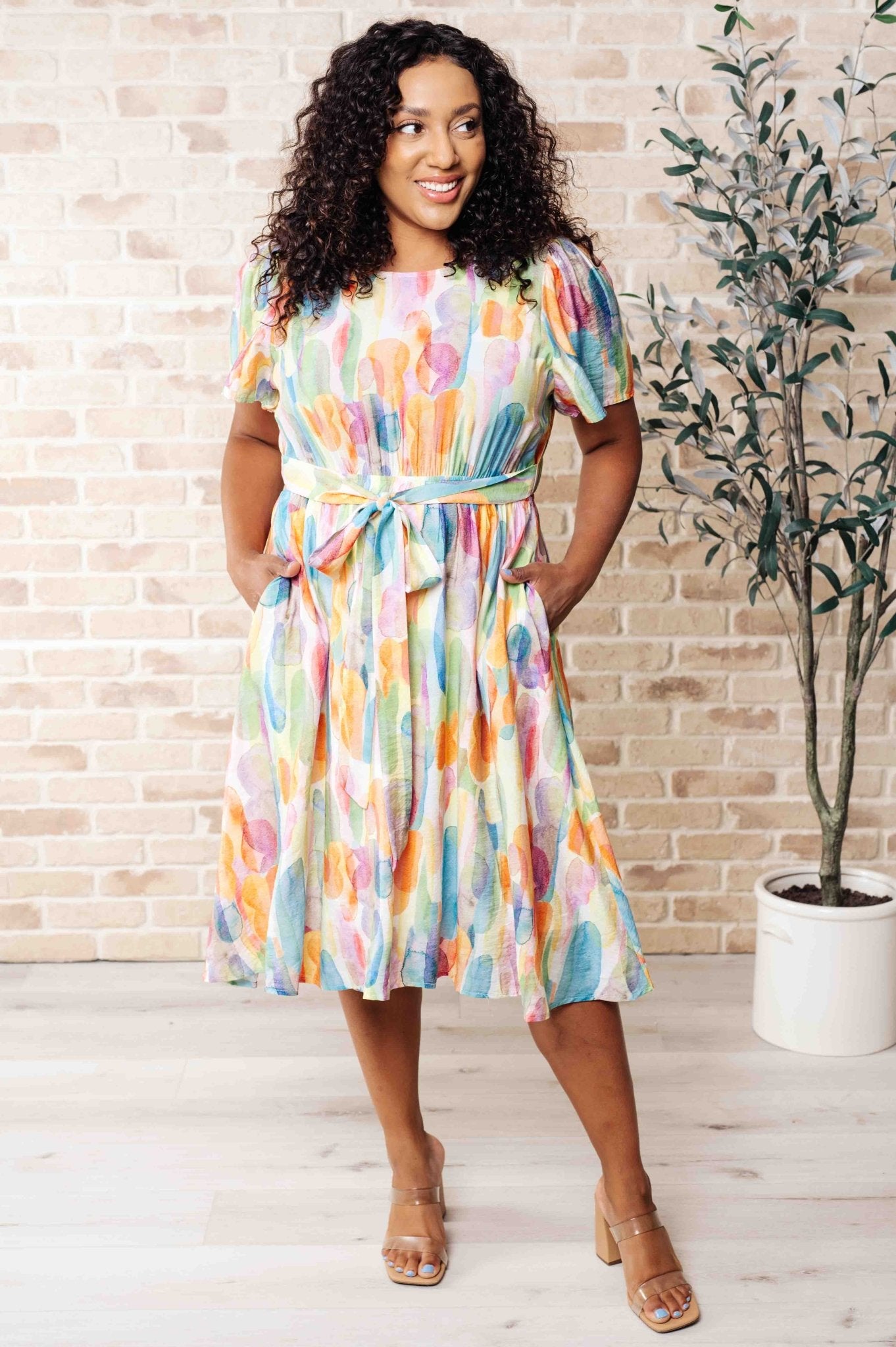 Young, Wild & Free Round Neck Dress - Loving God