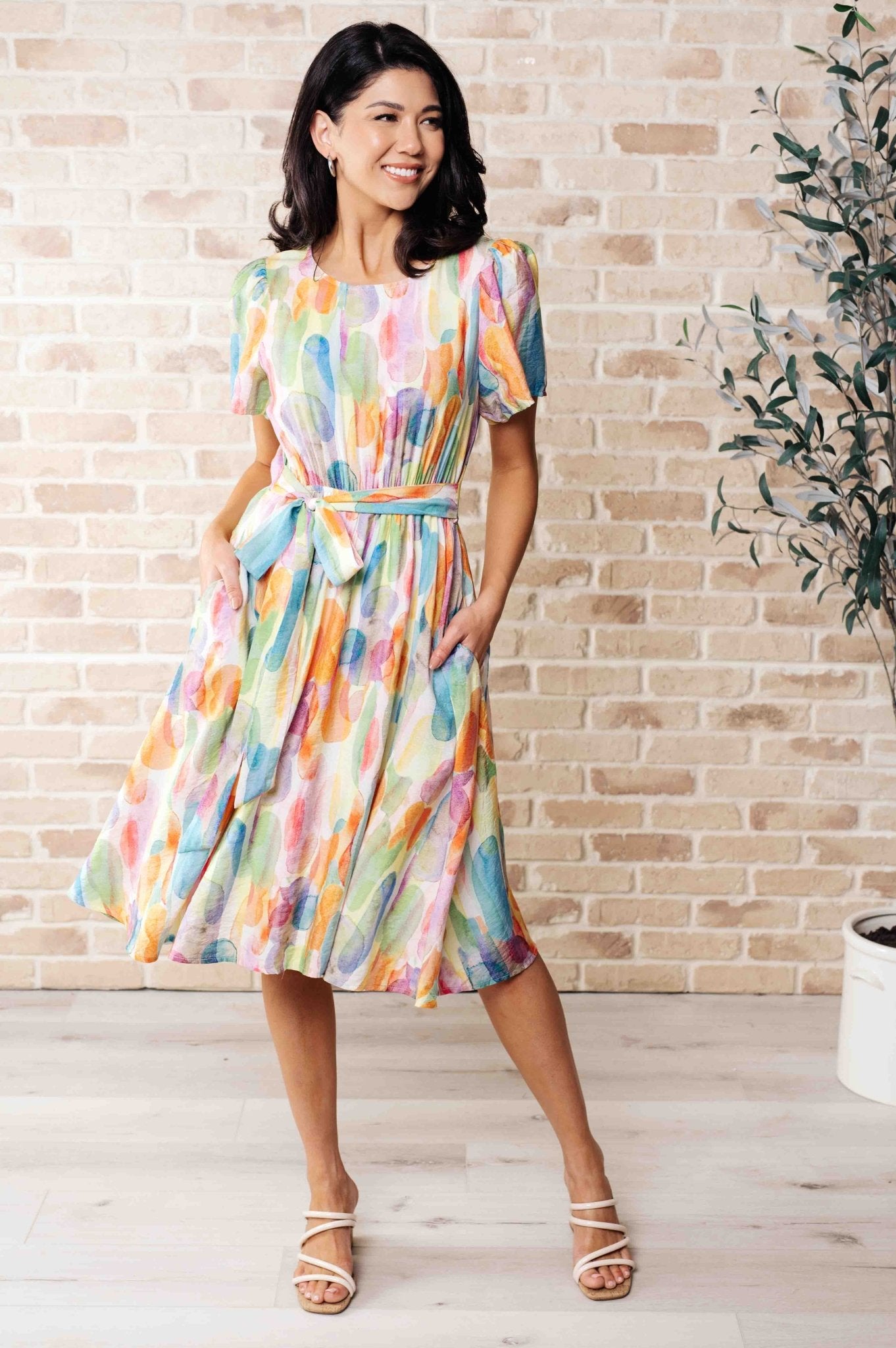 Young, Wild & Free Round Neck Dress - Loving God