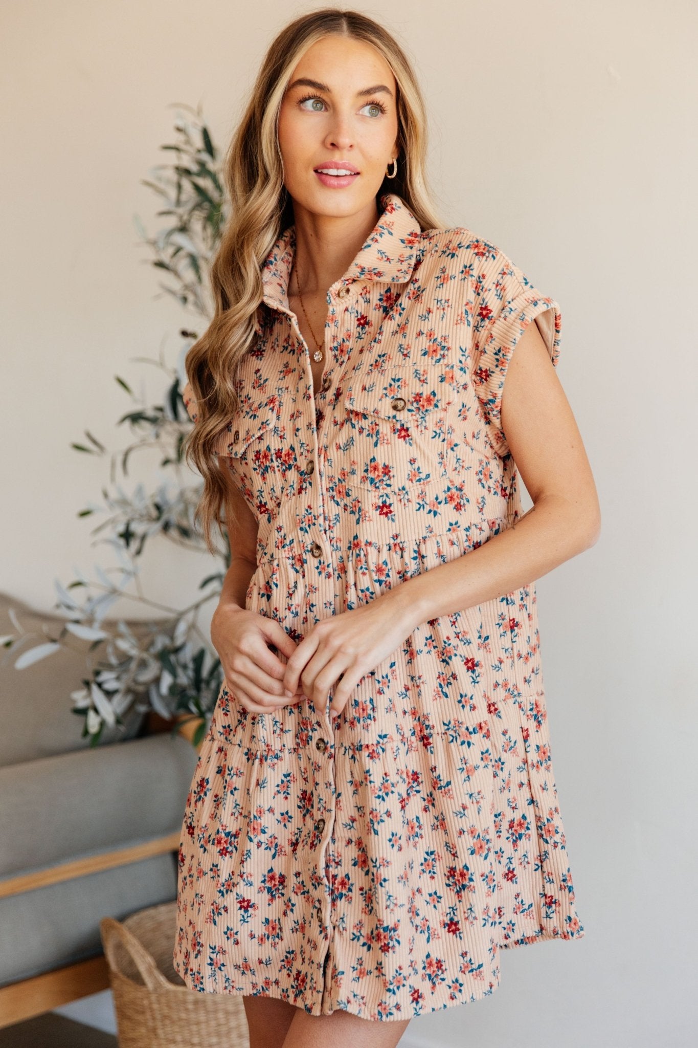 Anywhere You Go I'll Be Collared Dress - Loving God