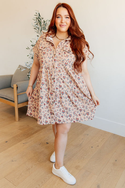 Anywhere You Go I'll Be Collared Dress - Loving God