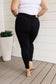 Audrey High Rise Control Top Classic Skinny Jeans in Black - Loving God