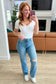 Bree High Rise Control Top Distressed Straight Jeans - Loving God