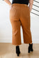 Briar High Rise Control Top Wide Leg Crop Jeans in Camel - Loving God