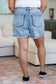Callie High Rise Adjustable Button Cutoff Shorts - Loving God