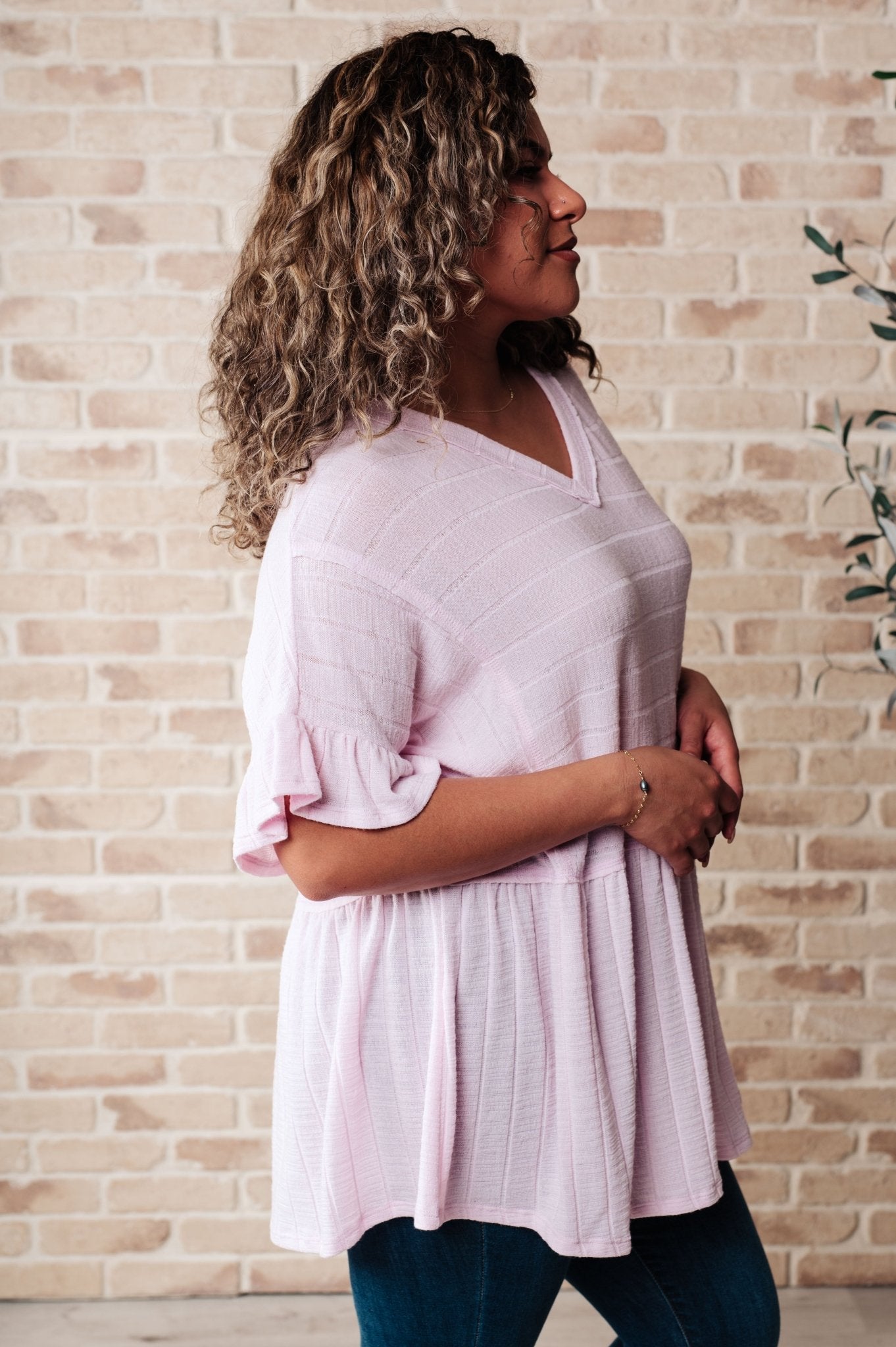 Can't Find the Words V - Neck Blouse - Loving God