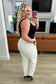 Charlene High Rise Jogger in Ecru - Loving God