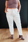 Charlene High Rise Jogger in Ecru - Loving God