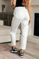 Charlene High Rise Jogger in Ecru - Loving God