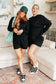 Checked Out Slippers in Black - Loving God
