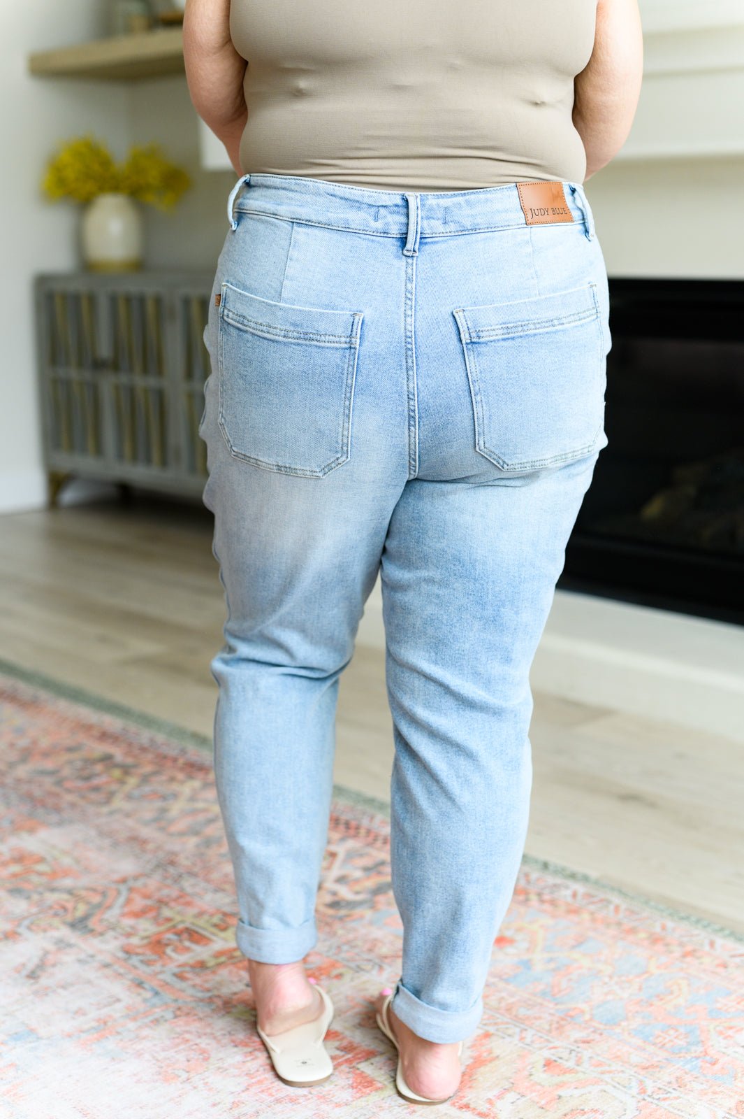 Cooper High Rise Vintage Denim Jogger - Loving God