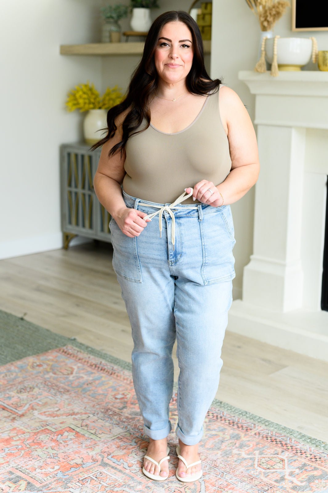 Cooper High Rise Vintage Denim Jogger - Loving God