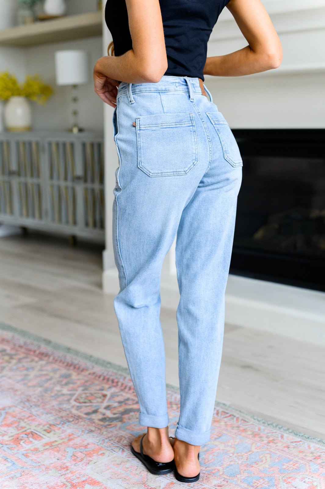 Cooper High Rise Vintage Denim Jogger - Loving God