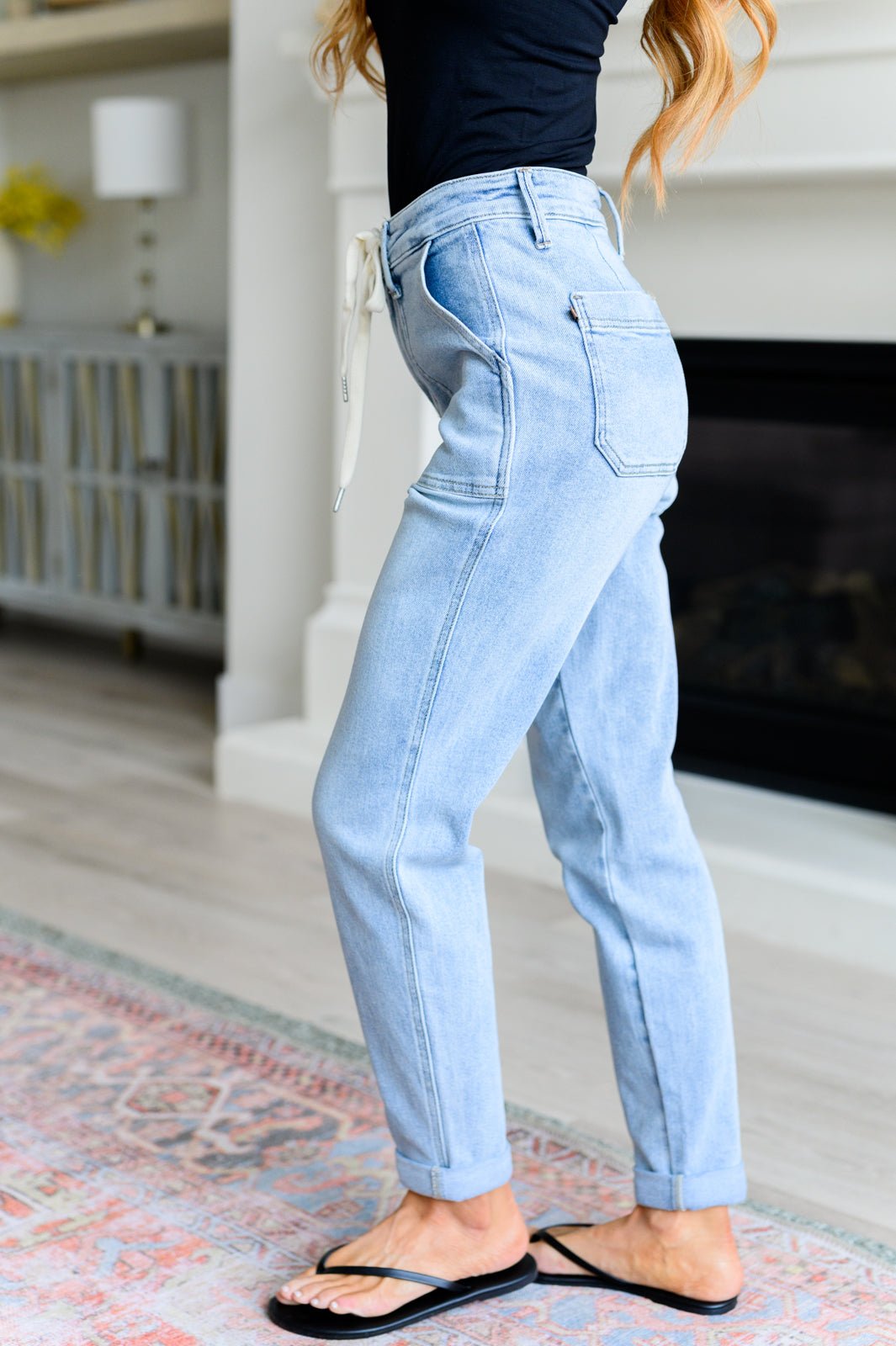 Cooper High Rise Vintage Denim Jogger - Loving God