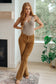 Cordelia Bootcut Corduroy Pants in Camel - Loving God