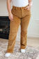 Cordelia Bootcut Corduroy Pants in Camel - Loving God