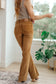 Cordelia Bootcut Corduroy Pants in Camel - Loving God