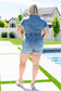 Delia High Rise Short Sleeve Romper - Loving God