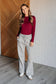 Don't Get Stuck Stripe Detail Sweatpants - Loving God