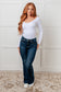 Edna High Rise Control Top Shield Pocket Flare Jeans - Loving God