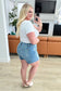 Elle High Rise Rhinestone Cutoff Shorts - Loving God