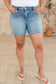 Elle High Rise Rhinestone Cutoff Shorts - Loving God