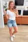 Elle High Rise Rhinestone Cutoff Shorts - Loving God